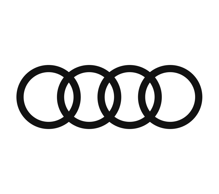 The Audi logo with 4 rings
